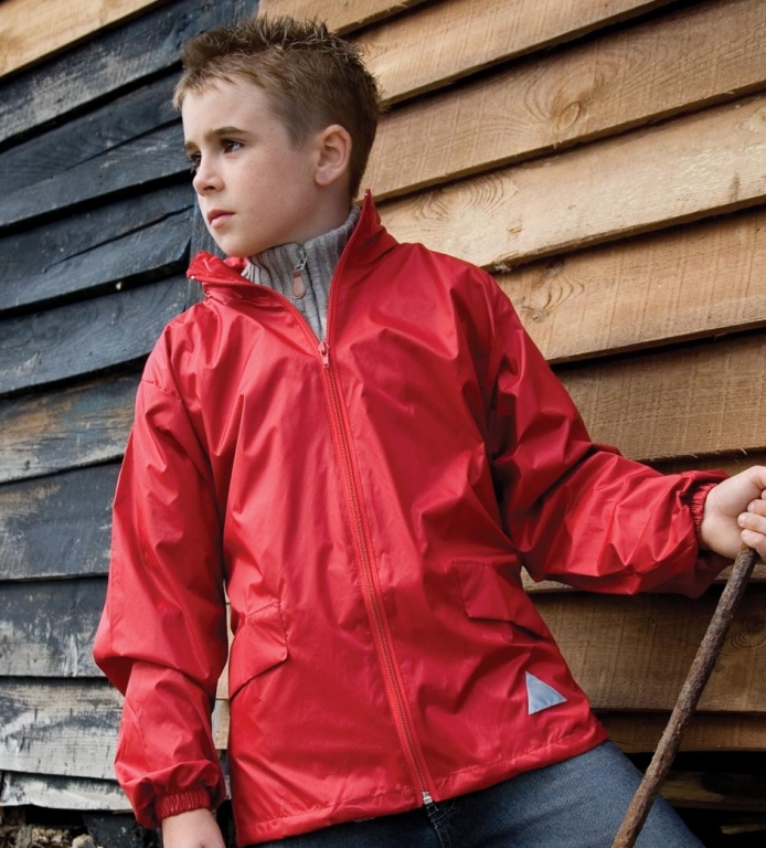 School Uniform Waterproof Jacket Schoolwear Windcheater In A Bag