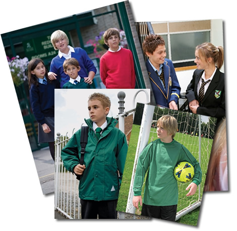 Catalogue of County Sports & Schoolwear ranges, Leavers logo designed by County Sports & Schoolwear, a leading supplier of school uniform, sportswear, workwear, equestrian and casual country clothing