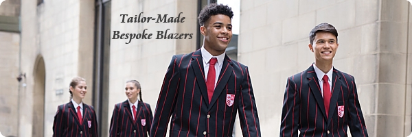 Black Red Venetian Stripe Blazers Tailor Made and Bespoke Blazer Range 