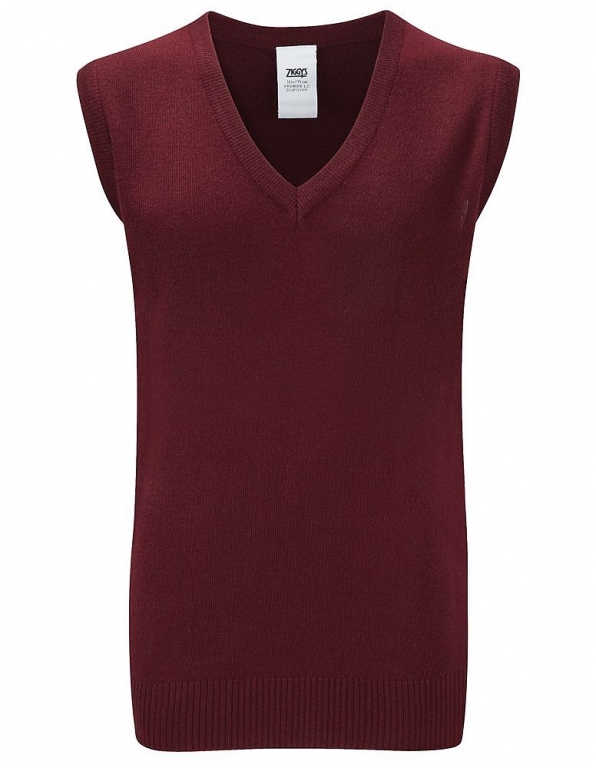 Womens Clothing Jumpers and knitwear Sleeveless jumpers Red Marni V Neck Sleeveless Sweater in Burgundy 