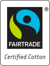 This product is made with 100% Fairtrade Cotton