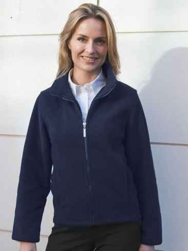 ladies fitted fleece jacket