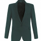 Bottle Green Signature Suit Jacket Woven Polyester Twill Girls and Ladies