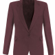 Maroon Signature Suit Jacket Woven Polyester Twill Girls and Ladies