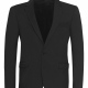 Black Signature Suit Jacket Woven Polyester Twill Boys and Mens