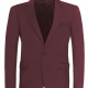 Maroon Signature Suit Jacket Woven Polyester Twill Boys and Mens
