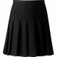 Pleated Polyester Designer Suit Pleat Skirt Black