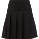 Pleated Senior School Skirt Black Fan Pleats