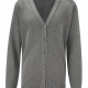 St Clare's Sixth Form Grey knitted cardigan