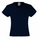 School Fitted T-shirt 100% Cotton Uniform with feminine fit in girls and ladies 