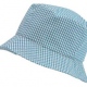 School uniform girls gingham sun hat in 100% cotton fabric