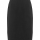 Straight Suit Skirt Kick Pleat Girls and Ladies Sizing in Black