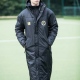 Sports Bench Coat Team Wear Training Subs Jacket Hood Full Length 