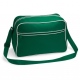 School Premium Retro Shoulder Bag contrasting piping, adjustable shoulder strap