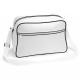 School Premium Retro Shoulder Bag contrasting piping, adjustable shoulder strap