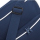 School Classic Retro Shoulder Bag contrasting piping, adjustable shoulder strap