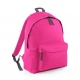 School backpack for seniors, shoulder straps, double zip, front zip pocket