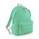 School backpack for seniors, shoulder straps, double zip, front zip pocket