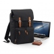 School, college vintage laptop rucksack bag, padded compartment & back panel 