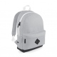 School or college retro style backpack, padded back panel, contrast colour zips