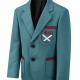 Bespoke school blazer with barathea weave fabric, made to your specifications