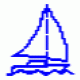 Optional Motif - Boat School woven sew on name tape label for securely labelling school uniform