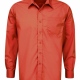 Boys school shirt with tie collar and long sleeves