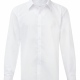 Slim Fit Boys / Mens White School Shirt Long Sleeves Twin Pack