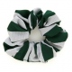 School uniform hair scrunchie with broad stripes to complement school tie