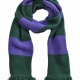 College Chunky Knitted Stripe Scarf Acrylic in school, college, university colours 