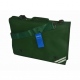 School book bag, messenger satchel style, webbed shoulder strap, reflector strip