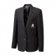 Girls school uniform premier eco blazer jacket in black for eco-friendly uniform