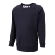 School uniform sweatshirt made with 80% Fairtrade cotton and 20% polyester