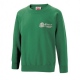 School uniform eco sweatshirt made with polyester from recycled plastic bottles 