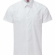 Boys school white shirt with tie collar and short sleeves