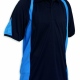 Sports Team Training Polo Shirt Short Sleeve with Contrast Inset Mesh Panel