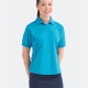 School games girls polo shirt 100% polyester with contrast colour piping