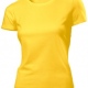 Eco school wear organic fitted T shirt organic cotton in school uniform colours