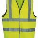 School hi viz vest waistcoat with velcro offers max visibility protection