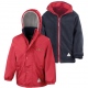 Hob Green Primary School Coat Red / Navy Reversible Fleece