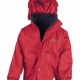 Hob Green Primary School Coat Red / Navy Reversible Fleece