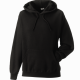 Sports hooded top in superior weight sweatshirt fabric for everyday wear