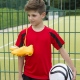 School sports wear T-shirt contrast school uniform colours for school sports kit