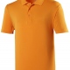 School senior cool polo shirt, wickable fabric, 3 button placket, short sleeves