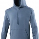 School or college staff hooded top in classic sweatshirt fabric, everyday wear