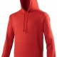 School or college hooded top in classic sweatshirt fabric for everyday wear