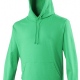 School sports or college hooded top in classic sweatshirt fabric