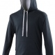 School or college contrast hoodie in classic sweatshirt fabric for everyday wear