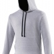 Sports contrast hoodie in classic sweatshirt fabric for everyday wear
