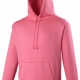 Adult fluorescent hoody in vibrant colours with matching drawcord 
